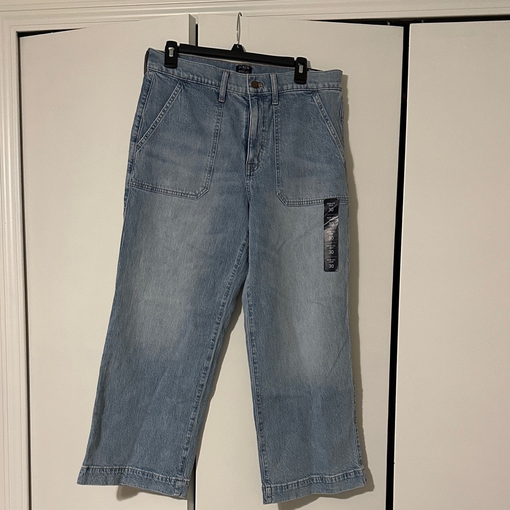 J.Crew Factory Wide leg crop size 30